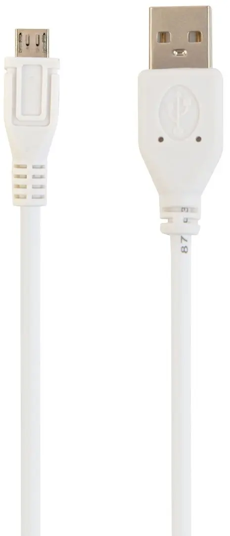 Кабель USB A to Micro USB Cablexpert CCP-mUSB2-AMBM-W 0.5m (White)
