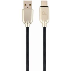 Кабель USB to USB Type-C Cablexpert CC-USB2R-AMCM-1M (Black/Silver)