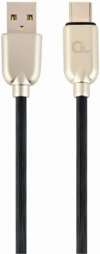 Кабель USB to USB Type-C Cablexpert CC-USB2R-AMCM-1M (Black/Silver)