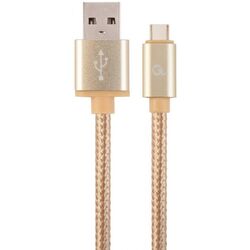 Кабель USB to USB Type-C Cablexpert CCP-USB2-AMCM-6-G 1.8м (Gold)