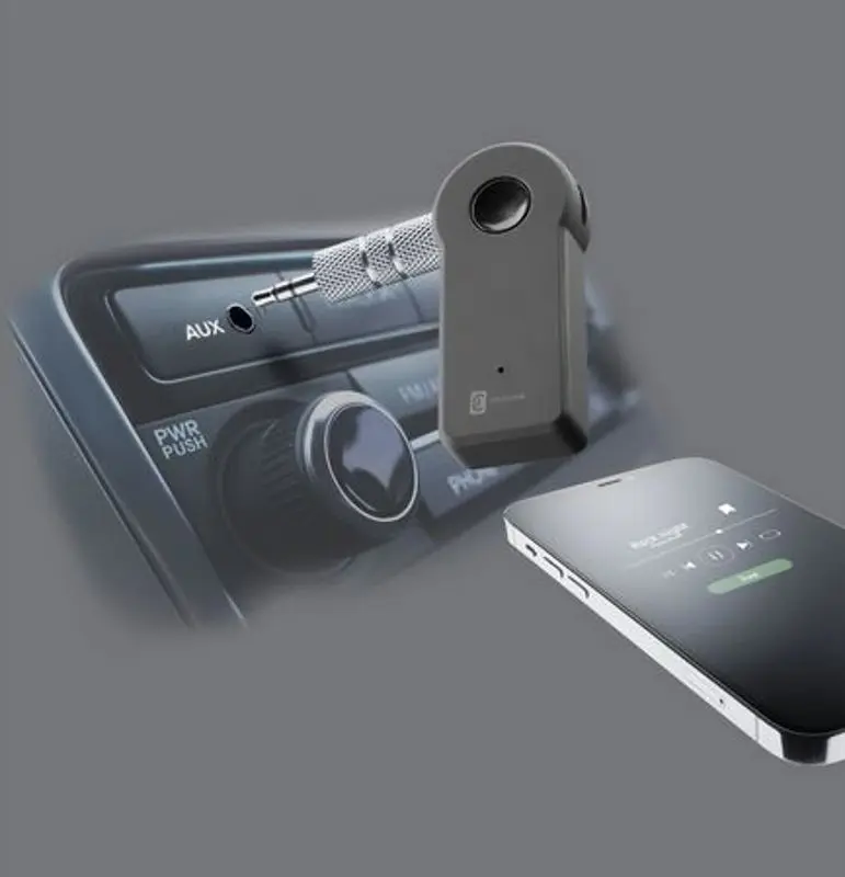 Адаптер AUX to Bluetooth Cellularline Universal 138614 (Black) - 2