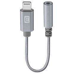 Адаптер Lightning to 3.5mm Jack Cellularline 140167 (Gray)