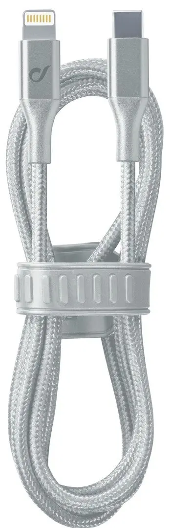 Кабель Type-C to Lightning Cellularline Strip 1m (Silver) - 3