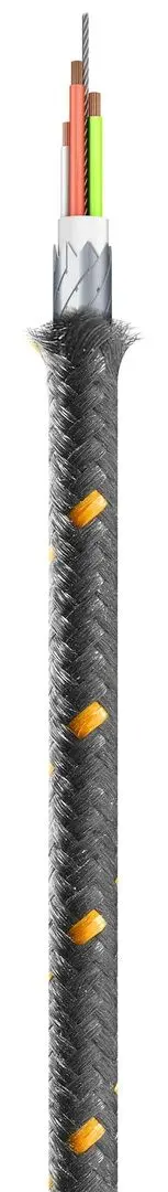 Кабель Type-C to Lightning Cellularline Strong 2m (Black) - 3