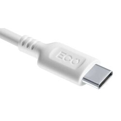 Cablu Type-C to Type-C CellularLine Become Eco Cable 1m (White) Thumb