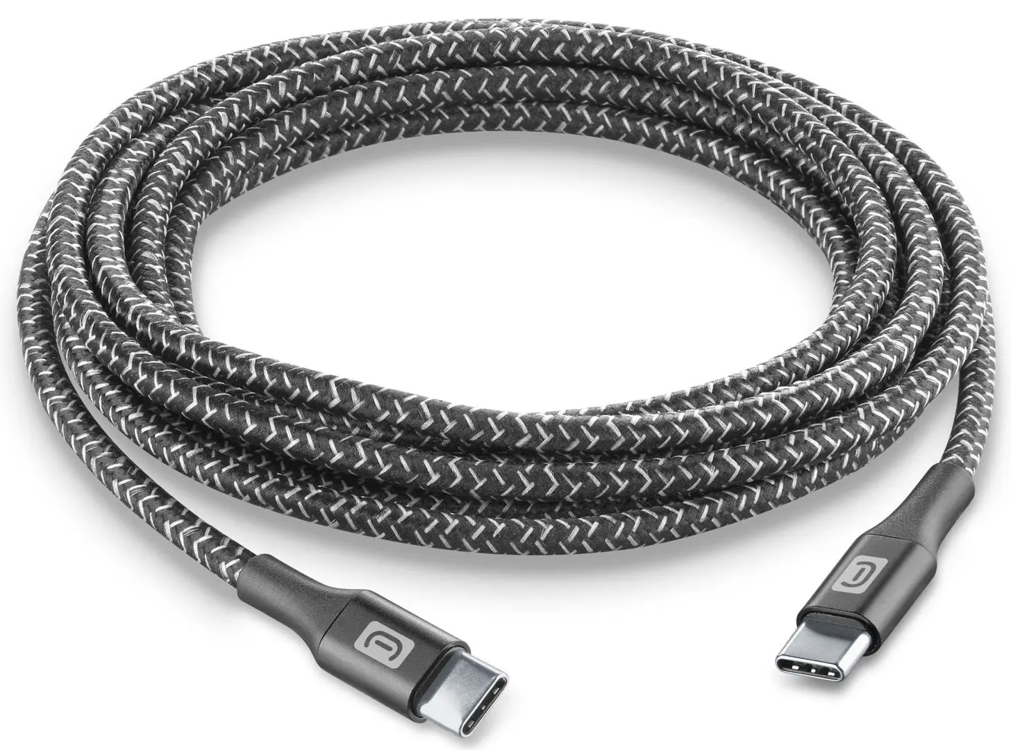 Кабель Type-C to Type-C CellularLine Long Cable 2.5м (Black) - 2