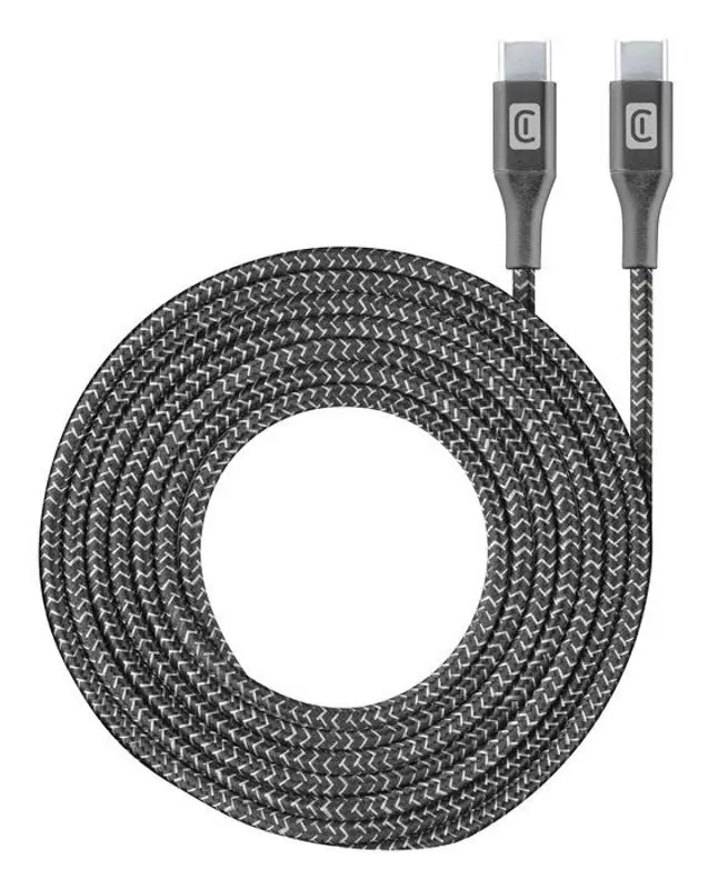 Кабель Type-C to Type-C CellularLine Long Cable 2.5м (Black) - 3