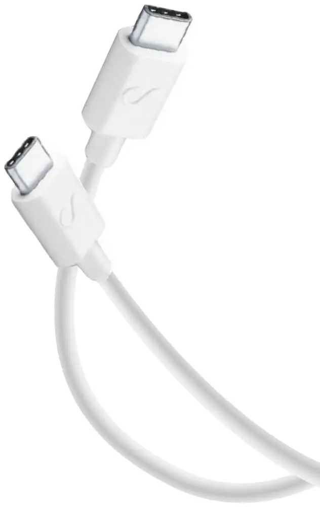 Кабель Type-C to Type-C CellularLine Power Cable 3m (White)