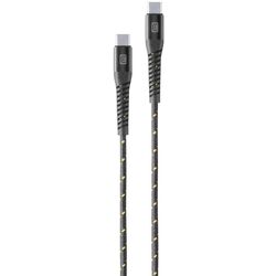 Кабель Type-C to Type-C CellularLine Strong Cable 1.2m (Black)