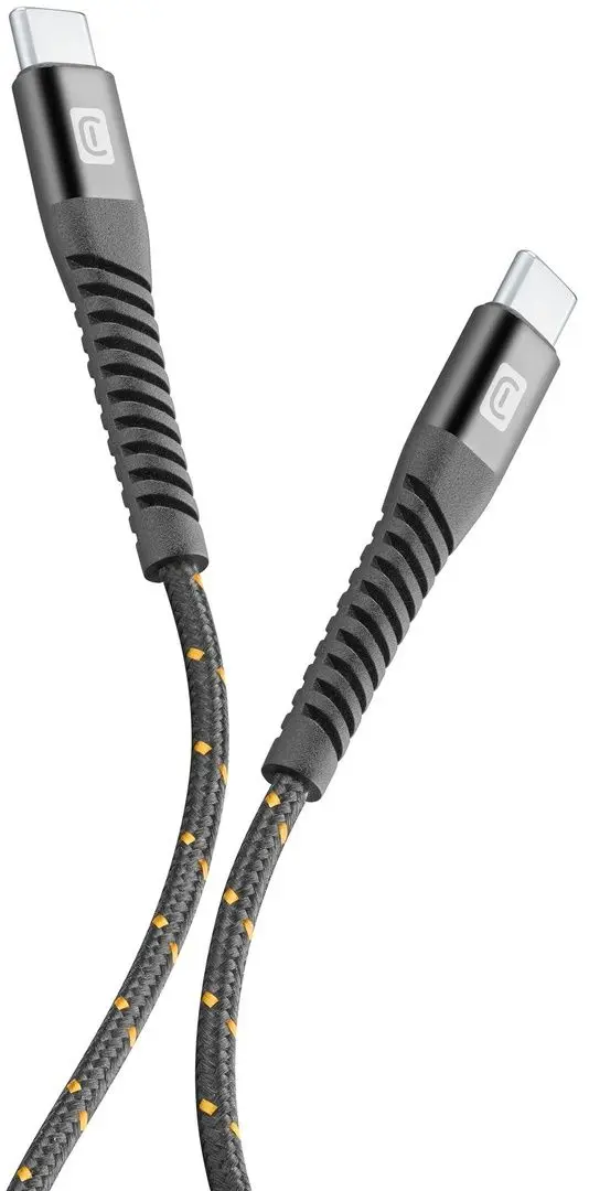Кабель Type-C to Type-C Cellularline Strong Cable 2m (Black) - 2