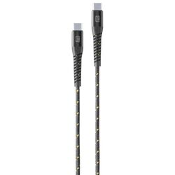 Кабель Type-C to Type-C Cellularline Strong Cable 2m (Black)