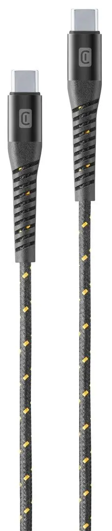 Кабель Type-C to Type-C Cellularline Strong Cable 2m (Black)