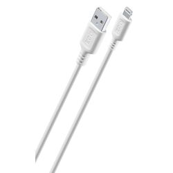 Cablu USB to Lightning Cellularline Become Eco 1m (White)