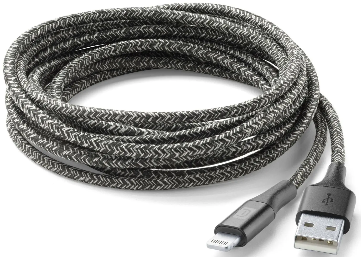 Cablu USB to Lightning Cellularline Long Cable 2.5m (Black)