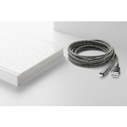 Cablu USB to Lightning Cellularline Long Cable 2.5m (Black) Thumb