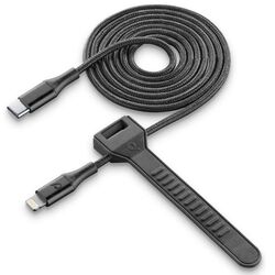Кабель USB to Lightning CellularLine MFI 1m (Black) Thumb