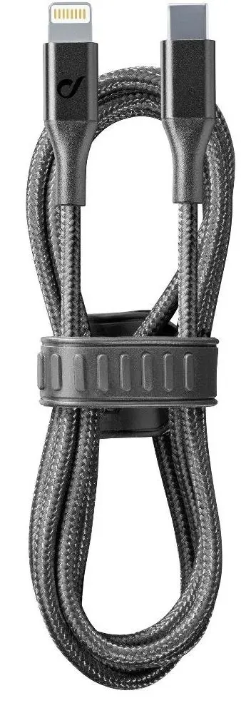 Кабель USB to Lightning CellularLine MFI 1m (Black) - 3