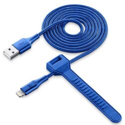 Кабель USB to Lightning CellularLine MFI 1m (Blue) Thumb