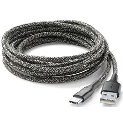 Кабель USB to Type-C CellularLine Long 2.5м (Black) Thumb
