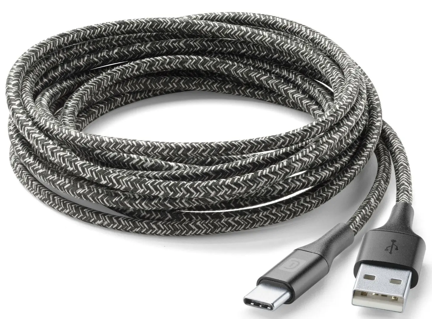 Кабель USB to Type-C CellularLine Long 2.5м (Black) - 2
