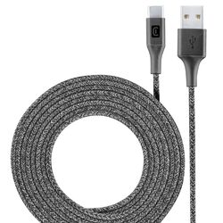 Кабель USB to Type-C CellularLine Long 2.5м (Black) Thumb