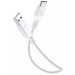 Кабель USB to Type-C/Type-A Cellularline Power 3m (White)