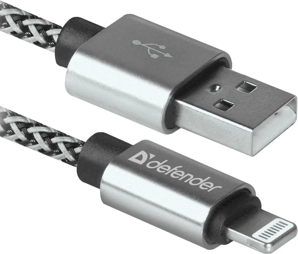 Кабель USB to Lightning Defender ACH01-03T 1m (Grey)