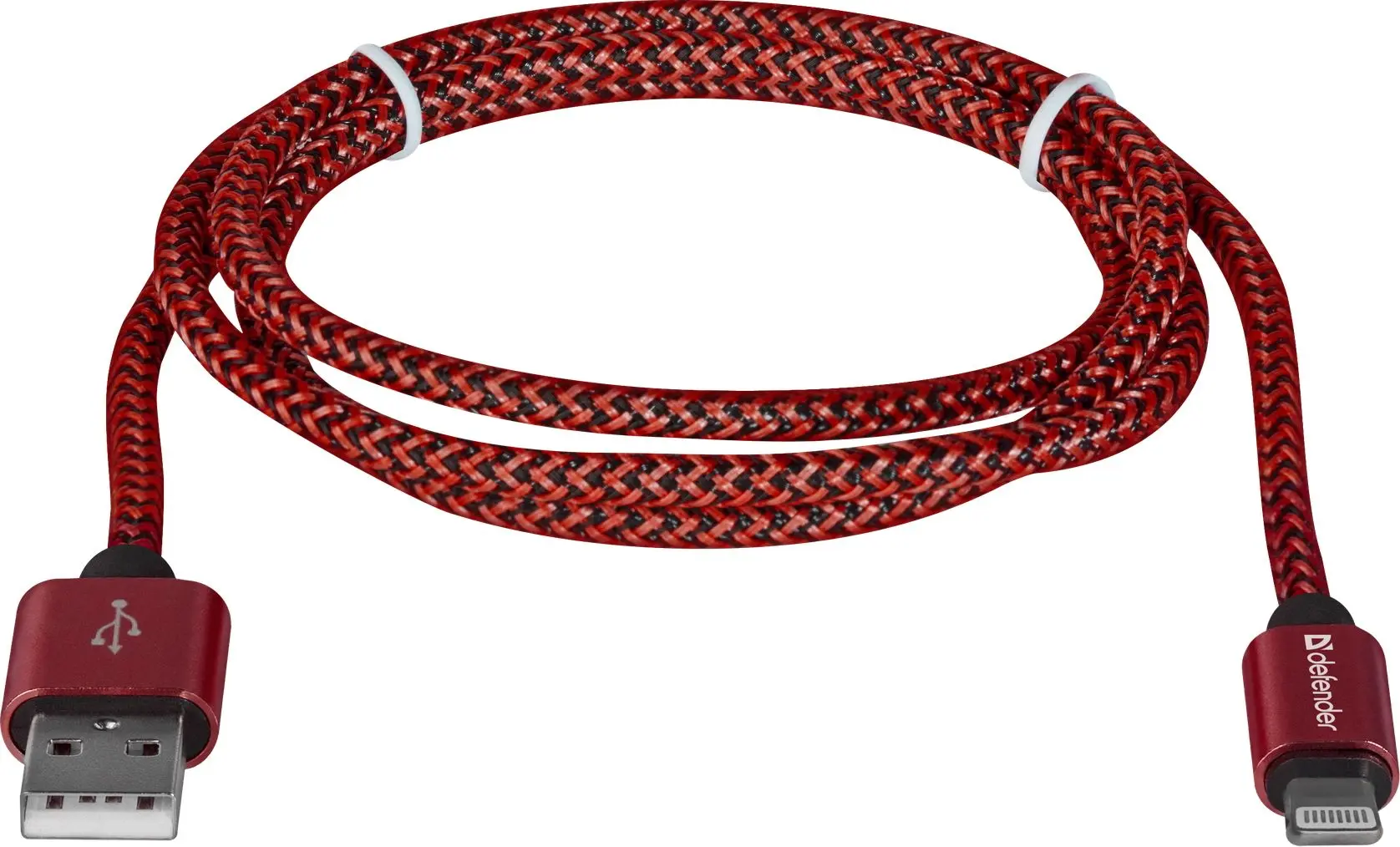 Кабель USB to Lightning Defender ACH01-03T 1m (Red) - 2