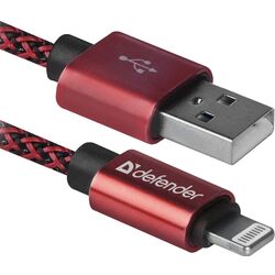 Кабель USB to Lightning Defender ACH01-03T 1m (Red)