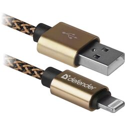 Кабель USB to Lightning Defender ACH01-03T Pro 1м (Gold) Thumb