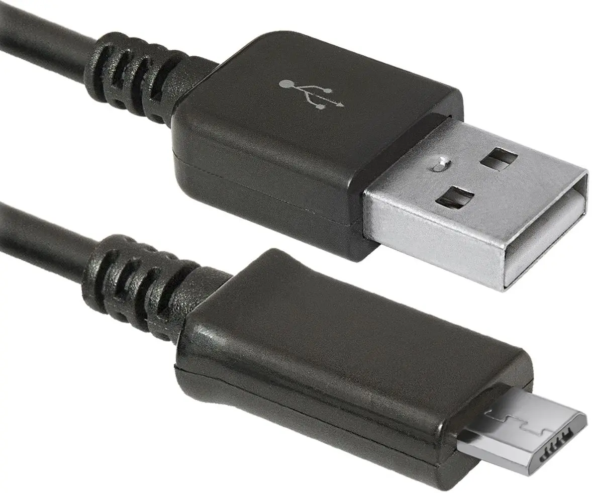 Кабель USB to MicroUSB Defender USB08-03H 1m (Black)