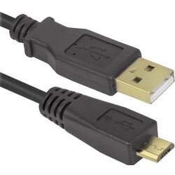 Кабель USB to MicroUSB Defender USB08-06Pro 1.8m (Black)