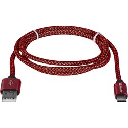 Кабель USB to Type-C Defender USB09-03T Pro 1m (Red) Thumb