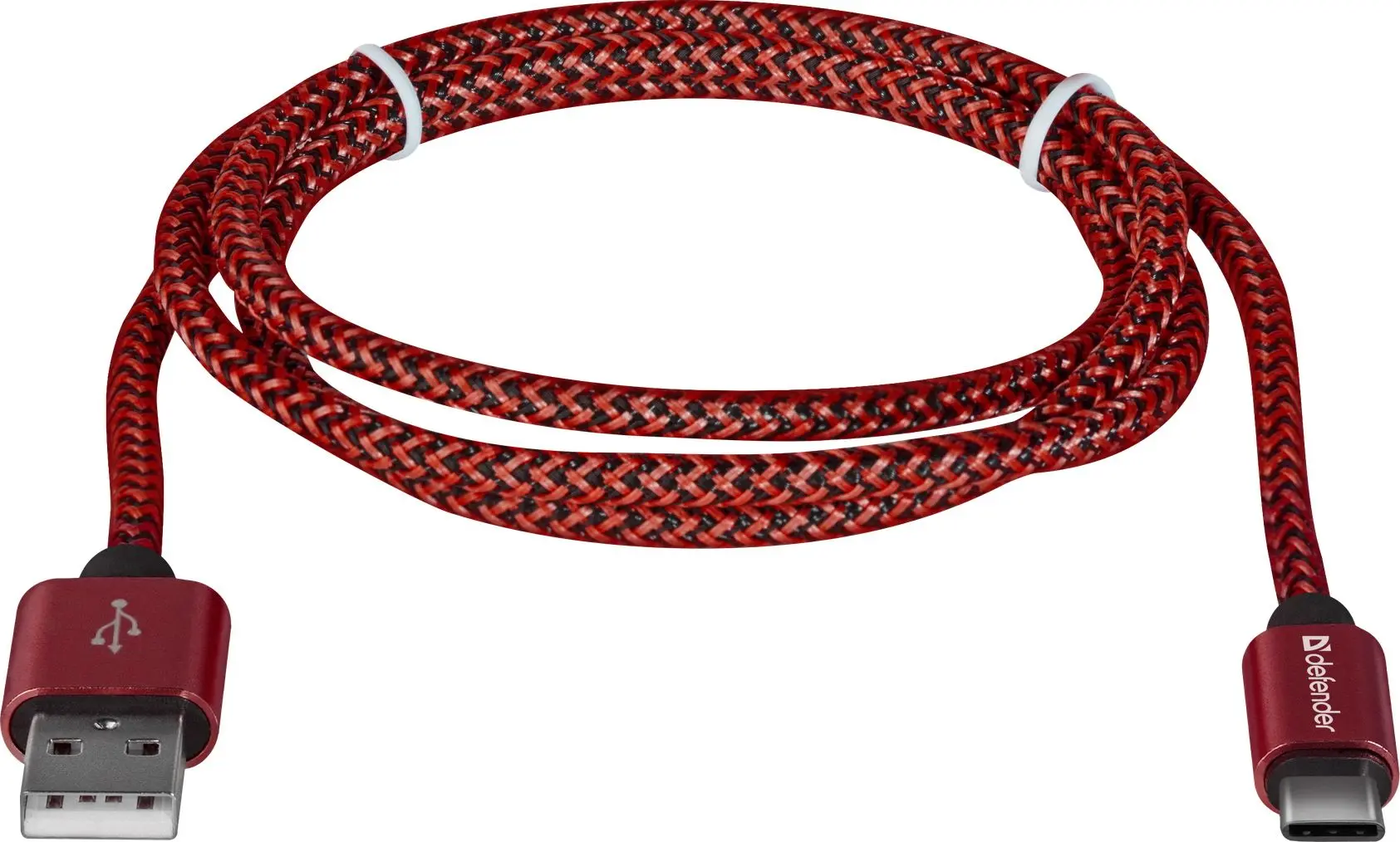 Кабель USB to Type-C Defender USB09-03T Pro 1m (Red) - 2