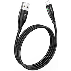 Cablu USB to Lightning Hoco U93 Shadow 1.2m (Black)