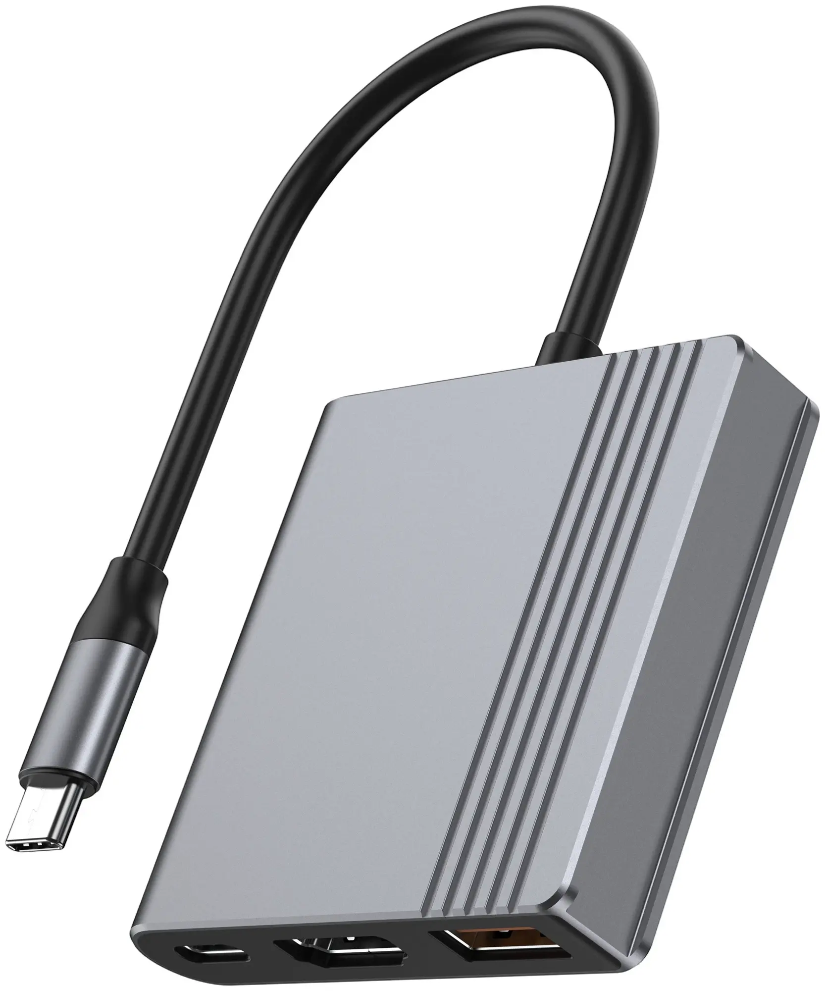 Adaptor Gembird A-CM-COMBO3-05 (Space Grey) - 2