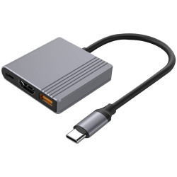Adaptor Gembird A-CM-COMBO3-05 (Space Grey) Thumb