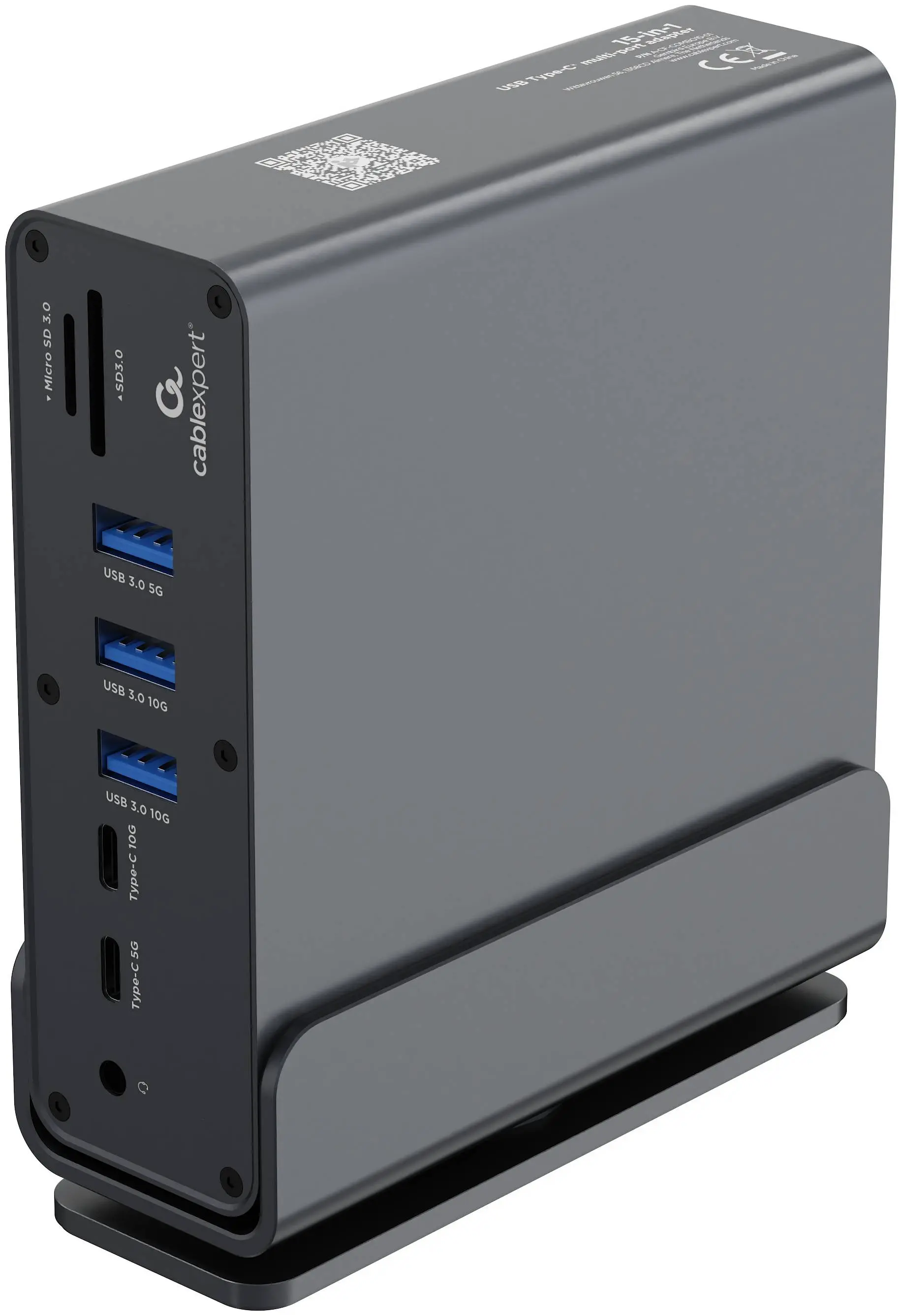 Statie de andocare Gembird A-CF-COMBO15-01 (Grey) - 4