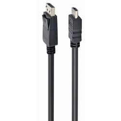 Cablu DisplayPort to HDMI Gembird CC-DP-HDMI 3 m (Black)