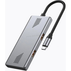 USB-концентратор Gembird UHB-CM-U310-A2C2-01 (Grey)