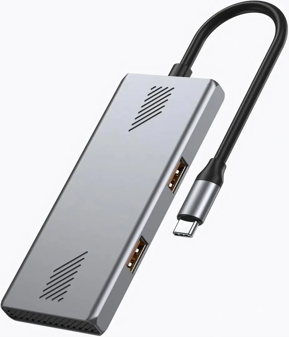 USB-концентратор Gembird UHB-CM-U310-A2C2-01 (Grey)