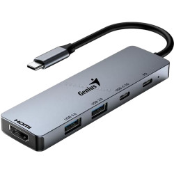 USB-концентратор Genius UH-500 (Gray)