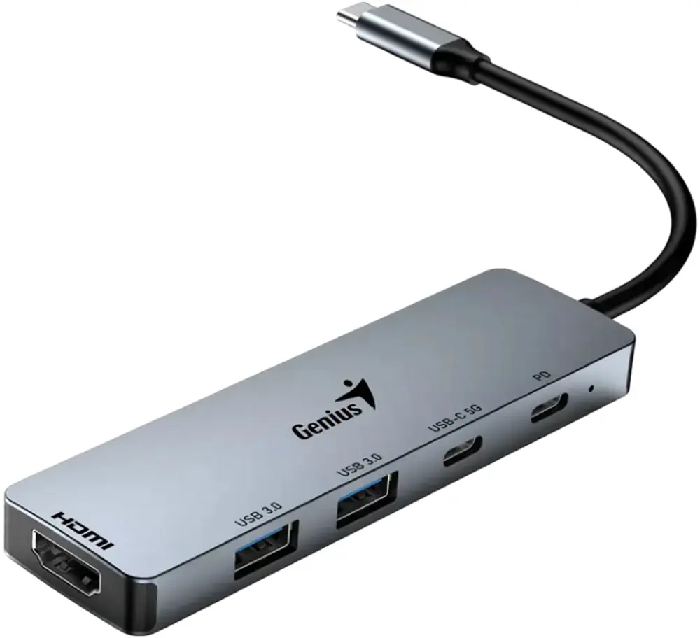 USB-концентратор Genius UH-500 (Gray) - 4