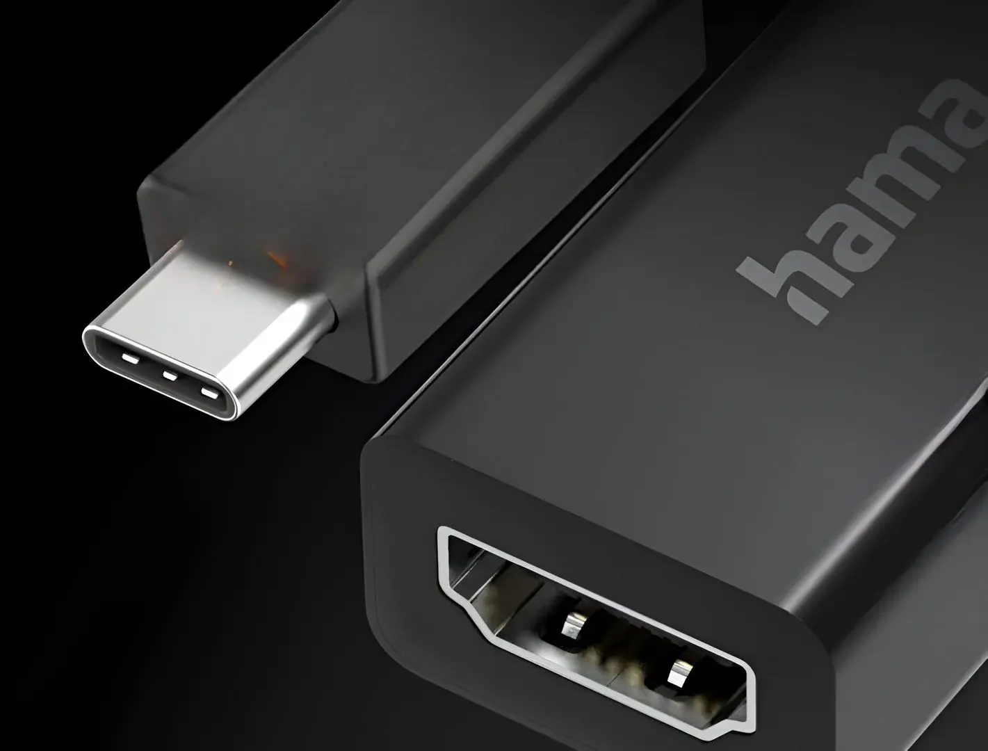 Adaptor USB-C to HDMI Hama 200315 (Black) - 3