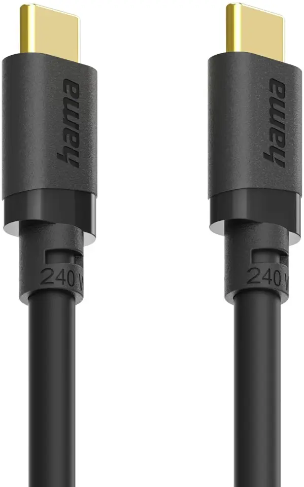Cablu Type-C to Type-C Hama 00202009 (Black) - 2