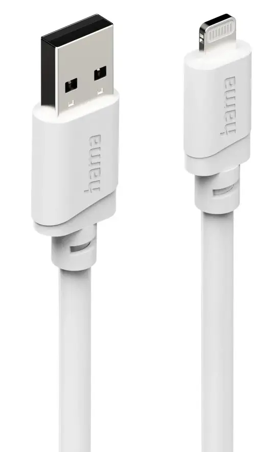 Кабель USB-A to Lightning Hama 00201800 1м (White) - 2