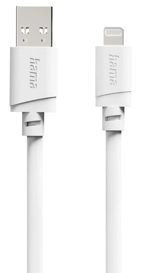 Кабель USB-A to Lightning Hama 00201800 1м (White)