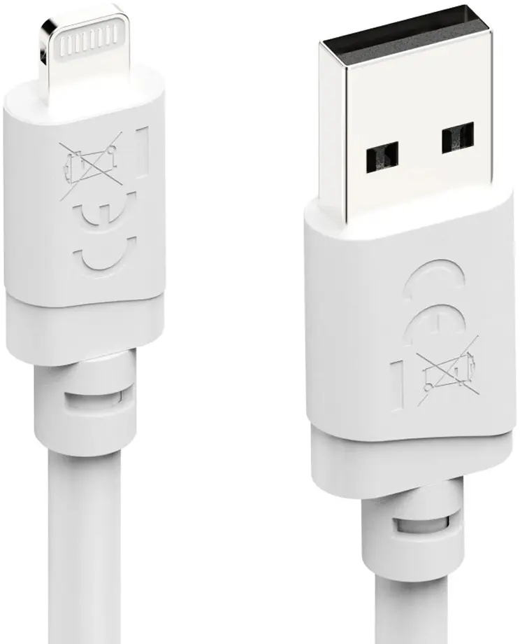 Cablu USB-A to Lightning Hama 00201801 (White) - 3