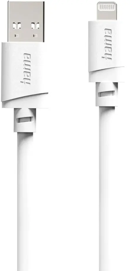 Cablu USB-A to Lightning Hama 00201801 (White)