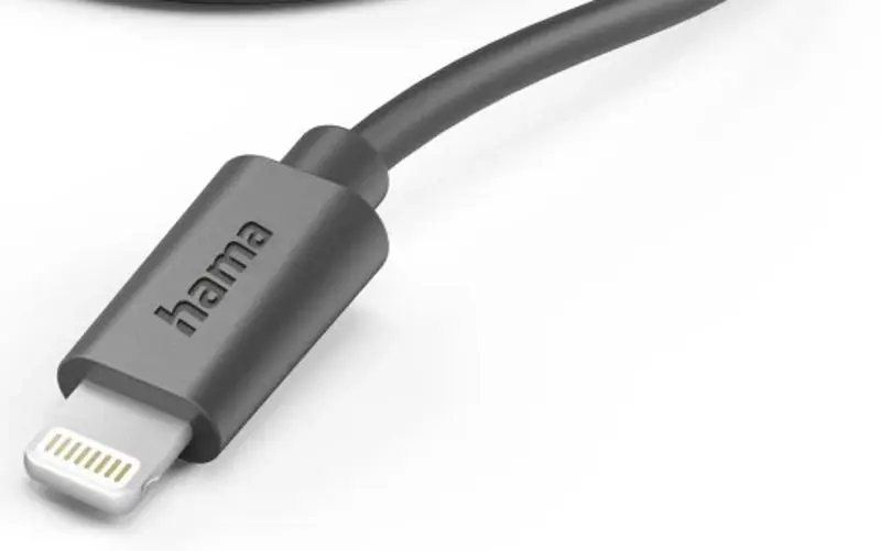 Cablu USB-A to Lightning Hama 201580 1.5m (Black)